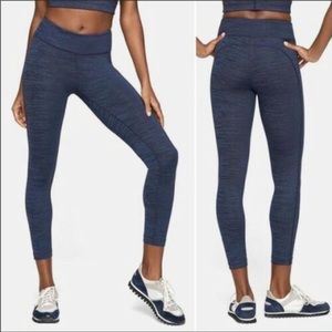Outdoor Voices Flex 7/8 Leggings in Baltic Blue SZ M GUC